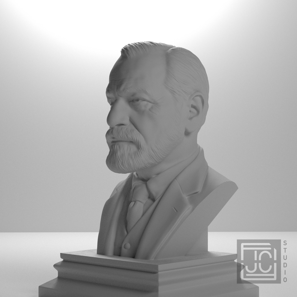 Sigmund Freud bust view 13