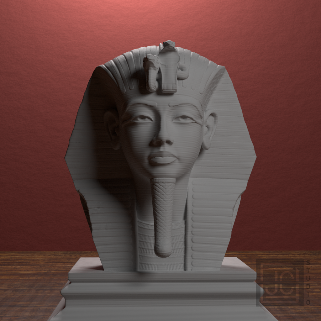 Tutankhamun bust, source hero_main view