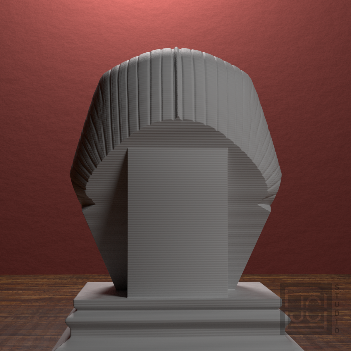 Tutankhamun bust, source hero_main_180 view