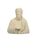 Unidentified saint with book bust in Ivory White