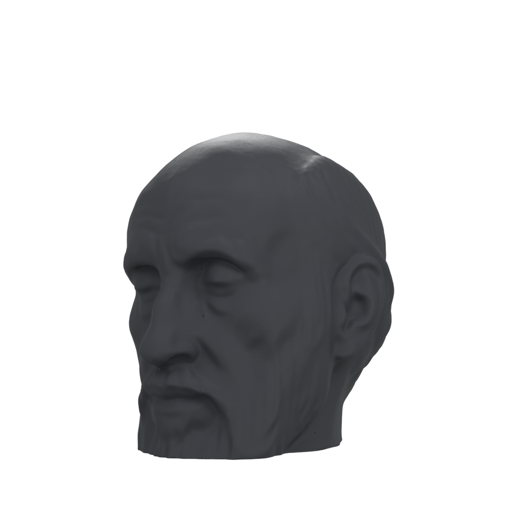 Santiago Ramón y Cajal Portrait Head, view 3