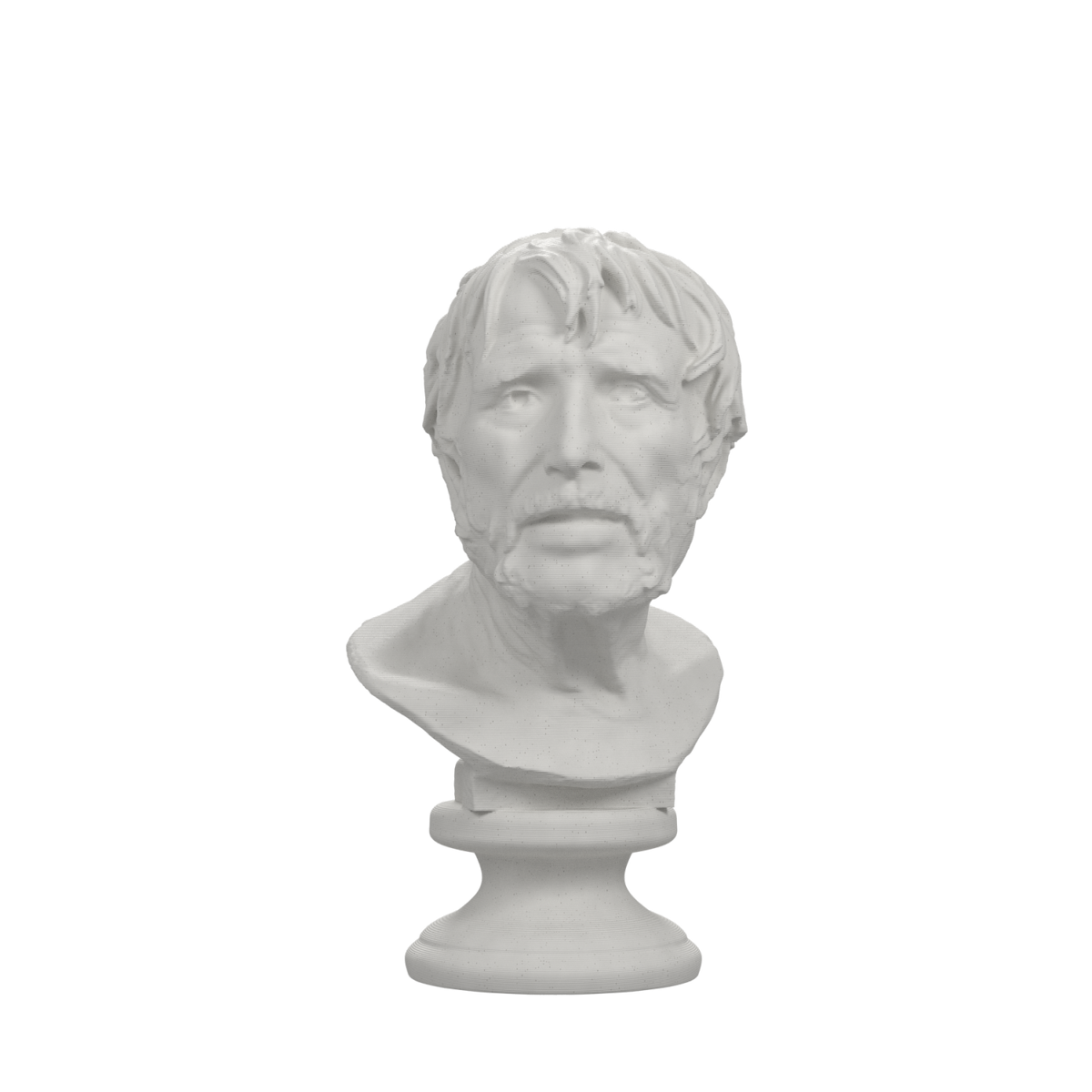 Pseudo-Seneca portrait, possibly Hesiod, in Marble Stone