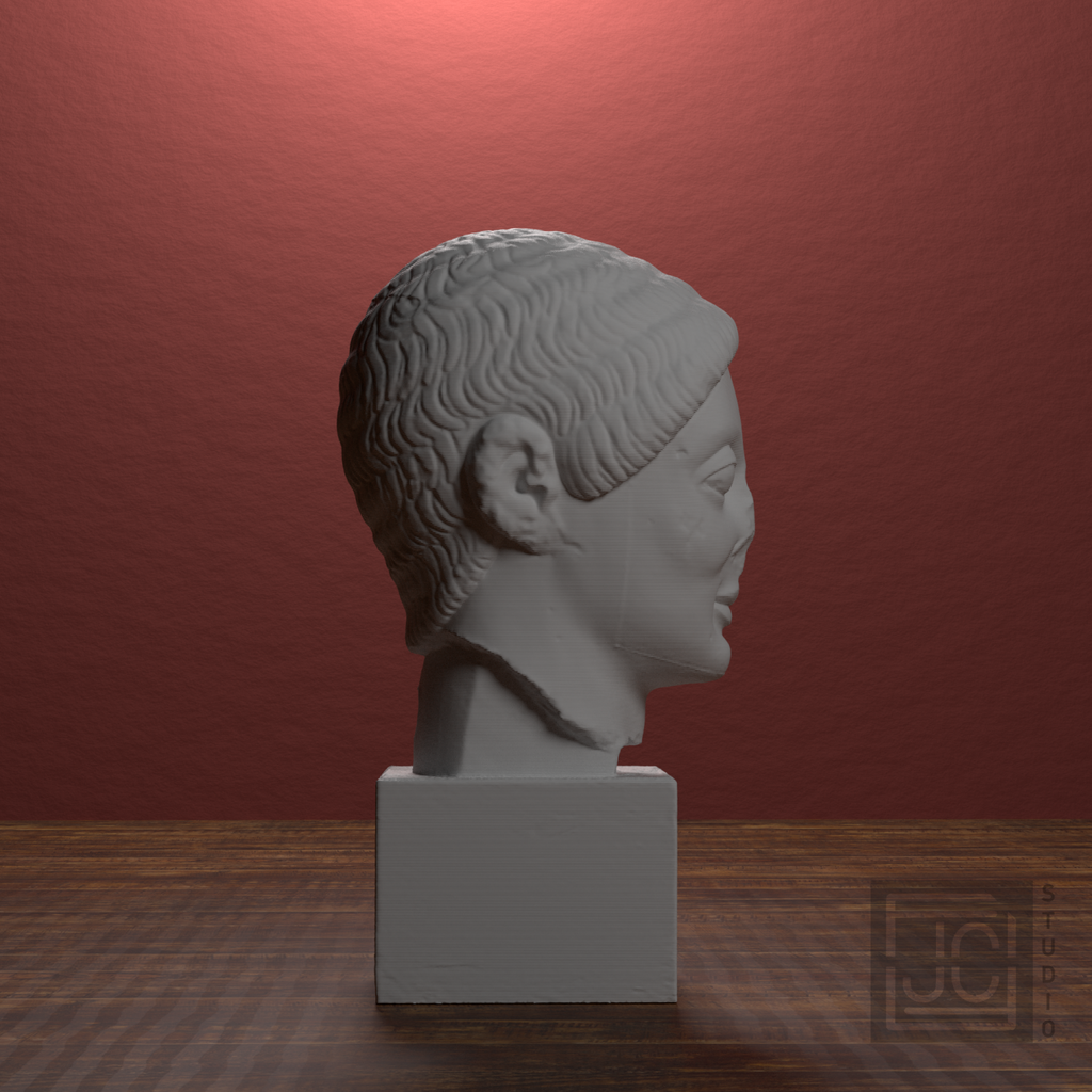 Rayet Head portrait bust, right side