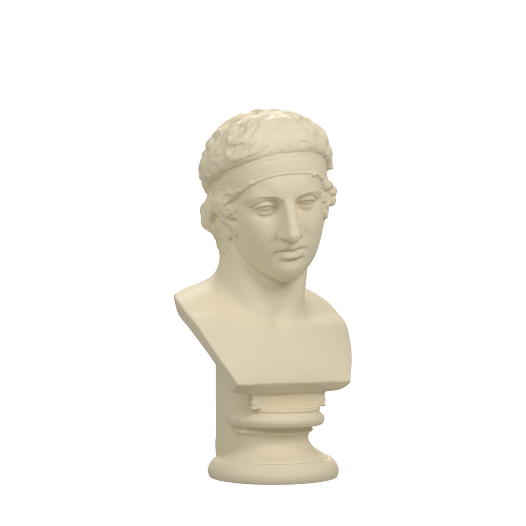 Diadoumenos athlete bust in Ivory White