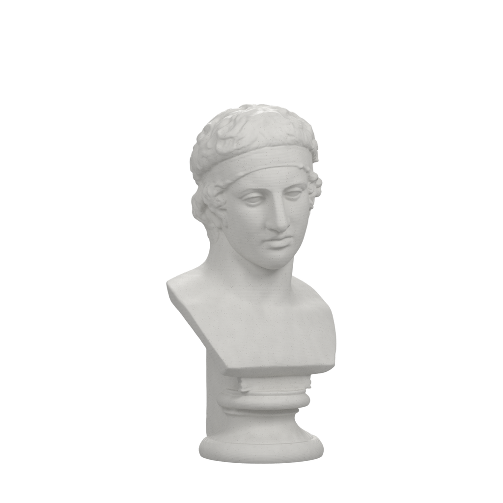 Diadoumenos athlete bust in Marble Stone