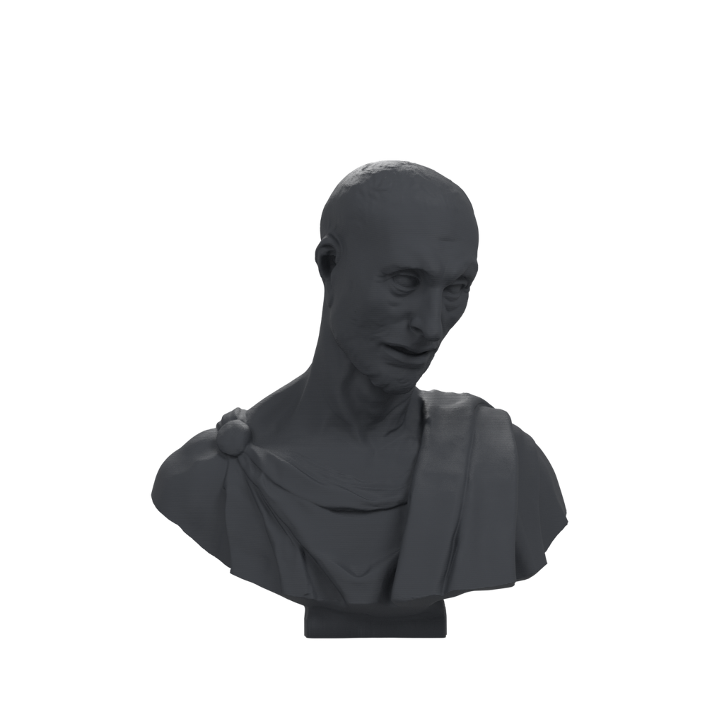 Il Zucchone prophet bust in Charcoal Black