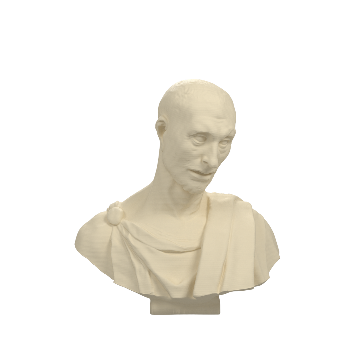 Il Zucchone prophet bust in Ivory White