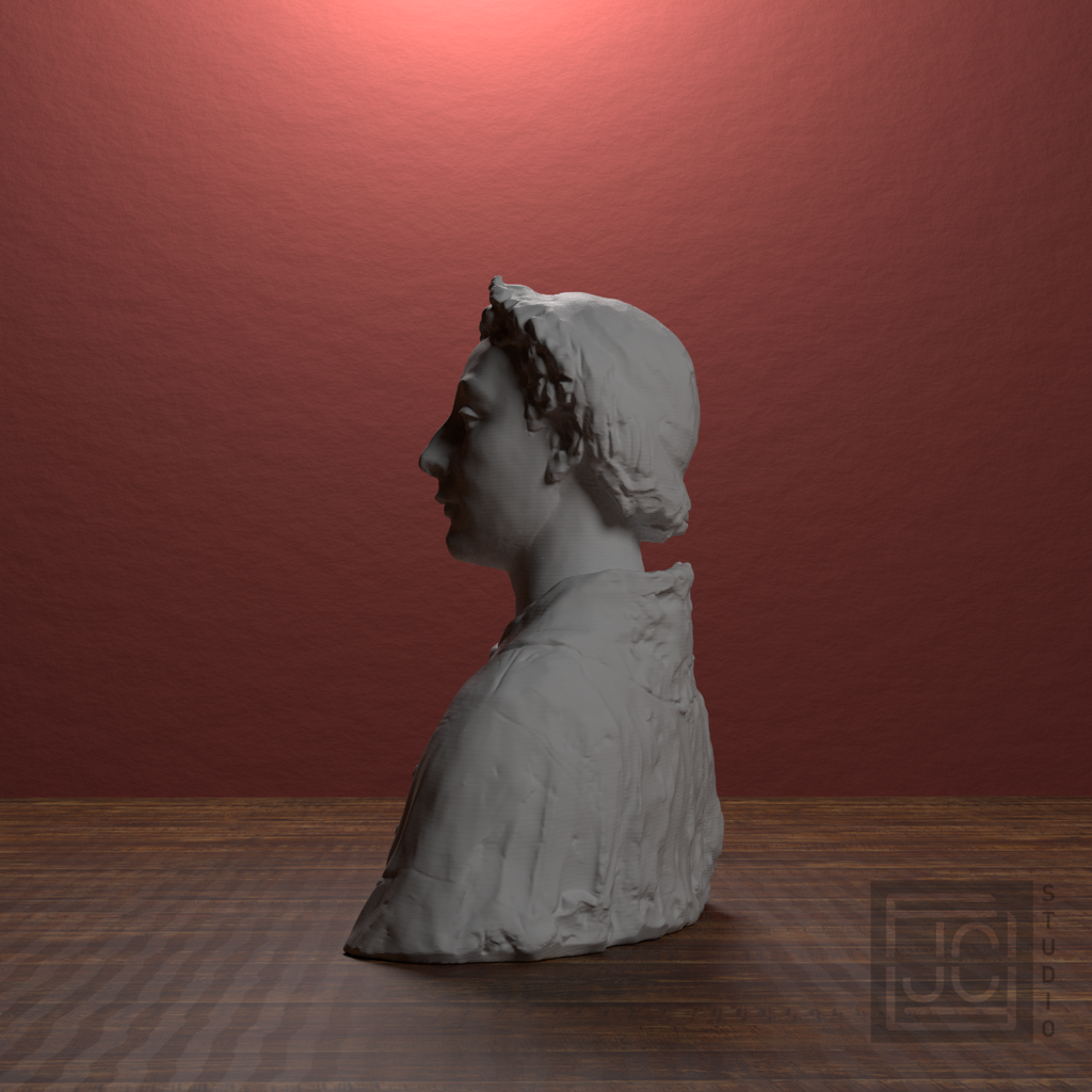 Young Cleric bust, left side