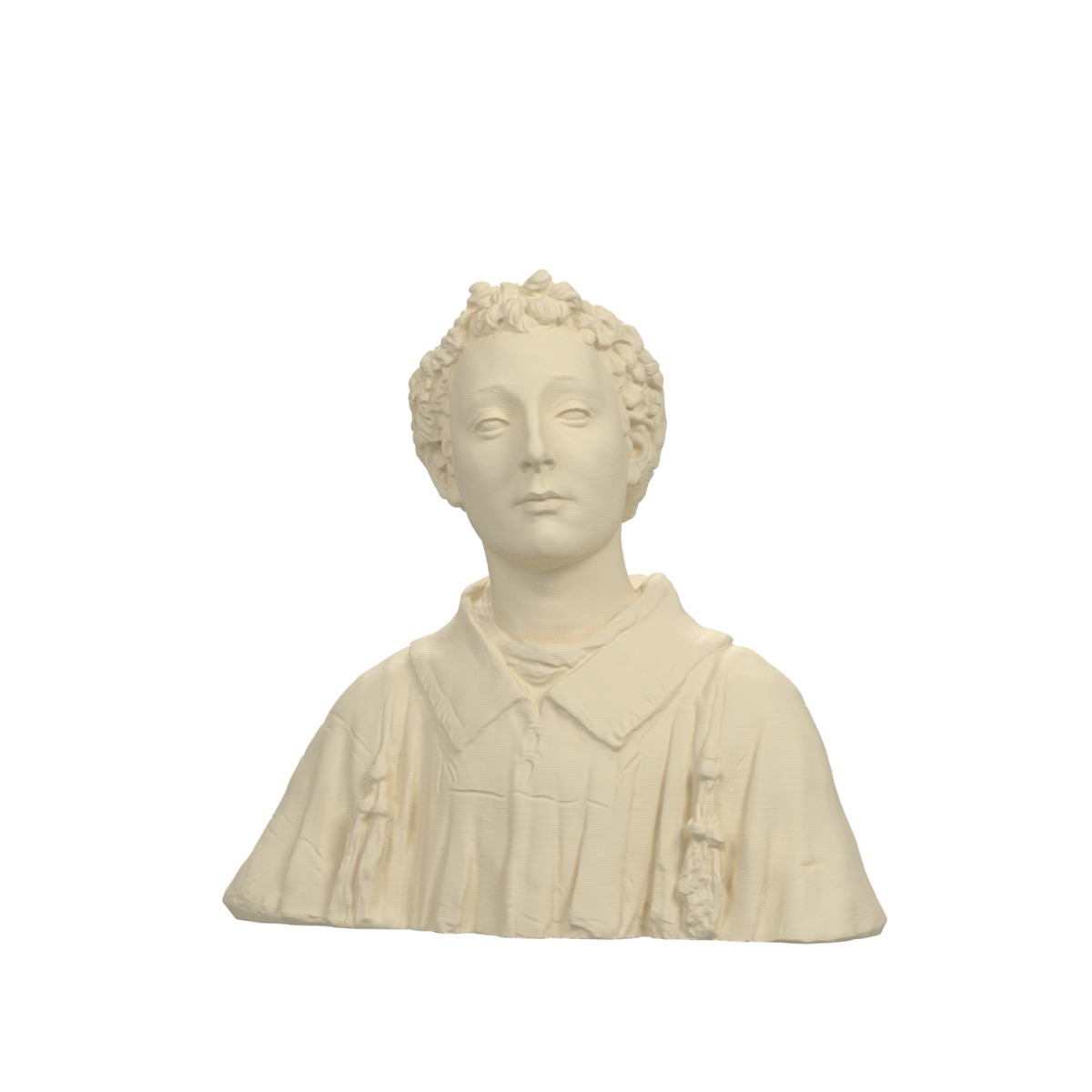 Young Cleric bust in Ivory White