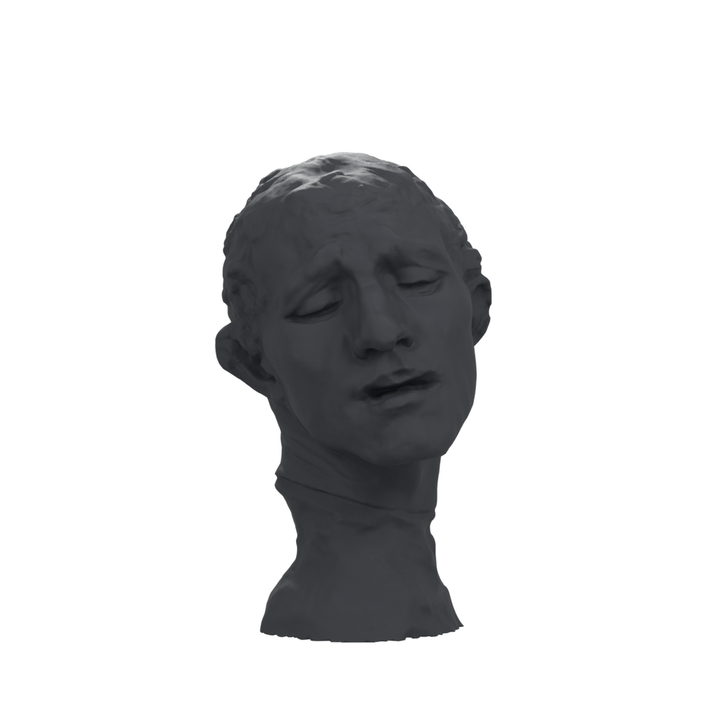 Pierre de Wissant bust after Rodin, Charcoal Black finish
