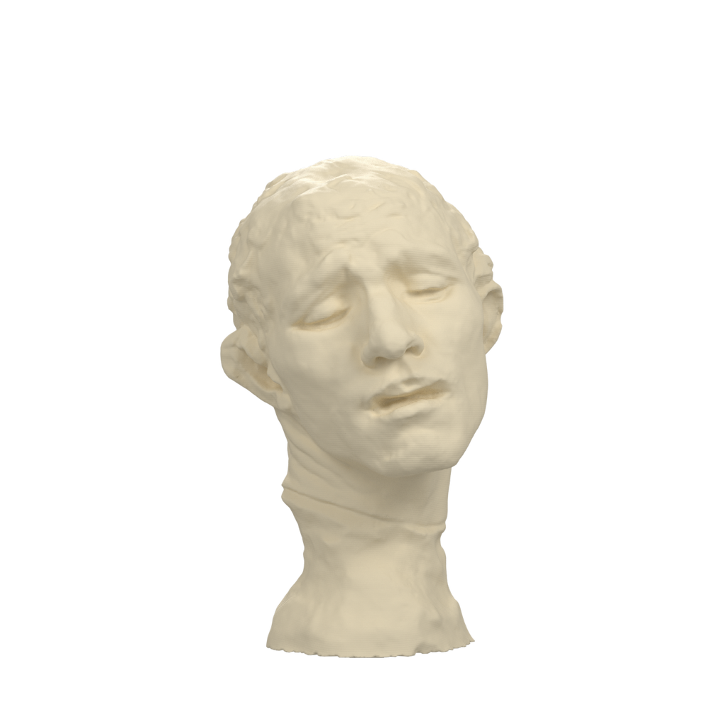 Pierre de Wissant bust after Rodin, Ivory White finish