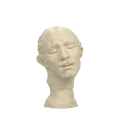 Pierre de Wissant bust after Rodin, Ivory White finish
