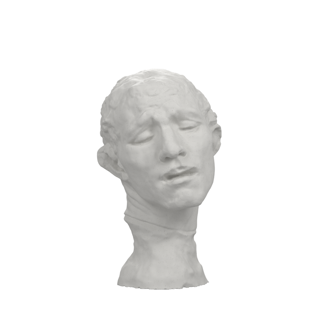 Pierre de Wissant bust after Rodin, Marble Stone finish