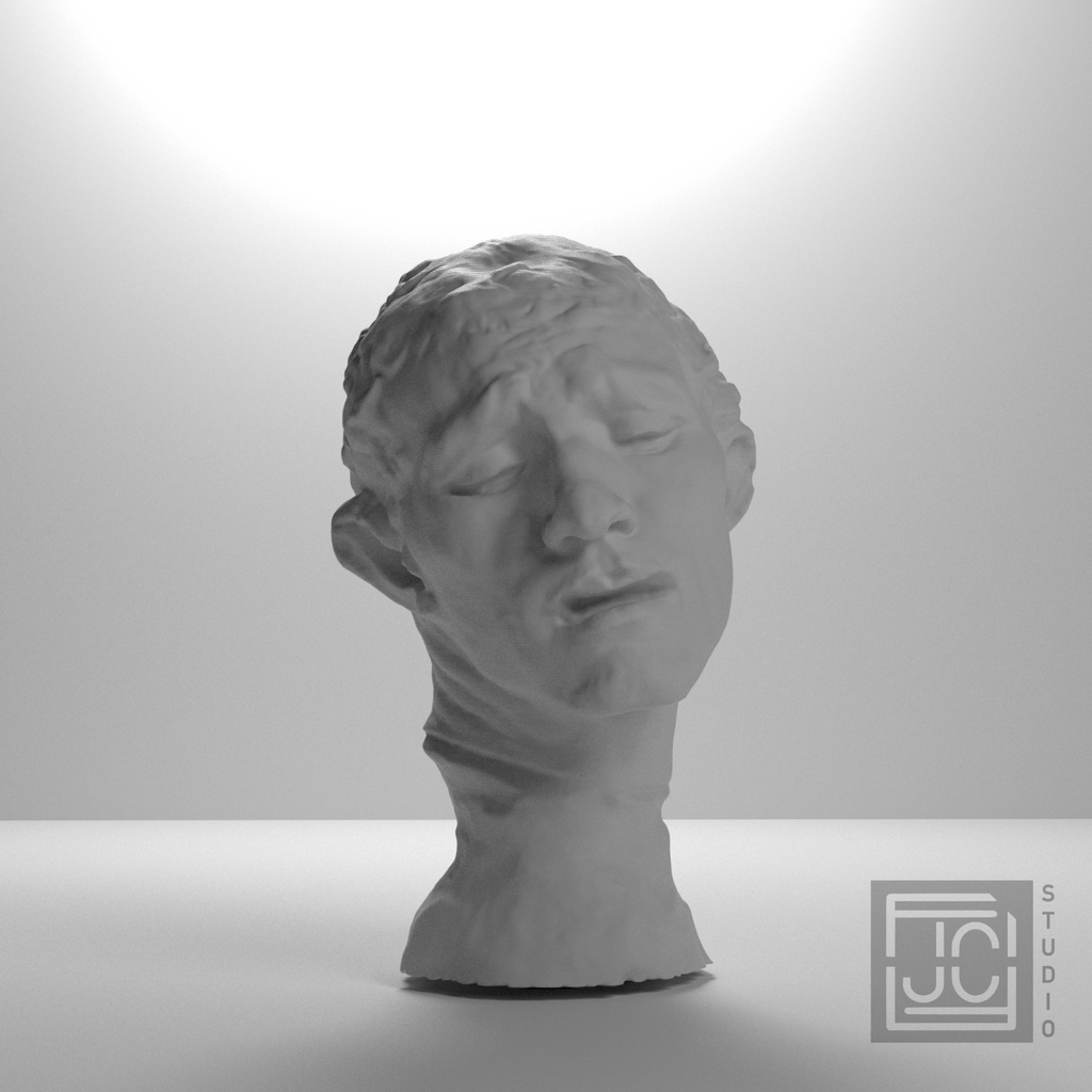 Pierre de Wissant bust after Rodin, studio-000 view