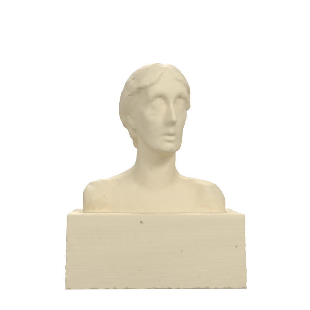 Virginia Woolf Bust after Stephen Tomlin, Ivory White finish
