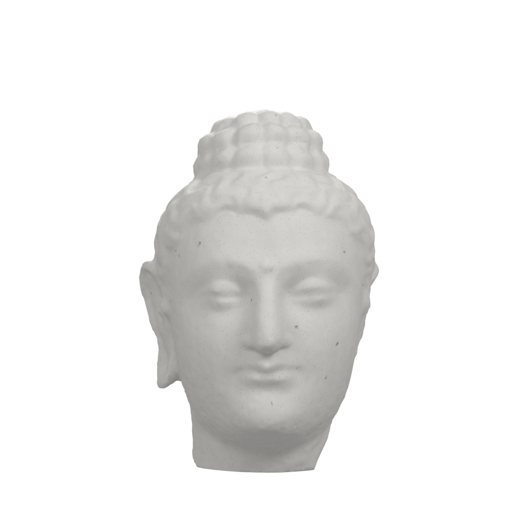 Gandhara Buddha Portrait Head, Marble Stone finish