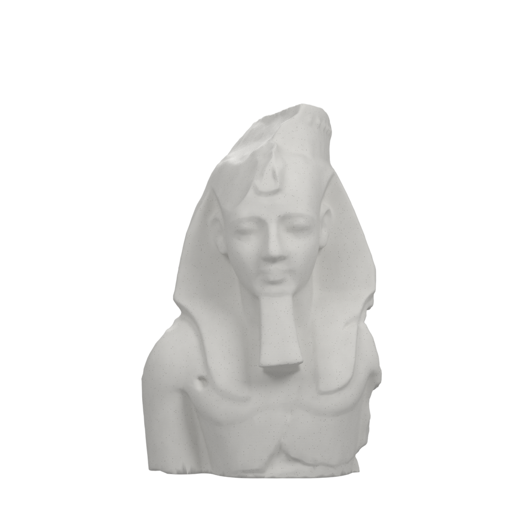 Ramesses II Bust, Younger Memnon, Marble Stone finish