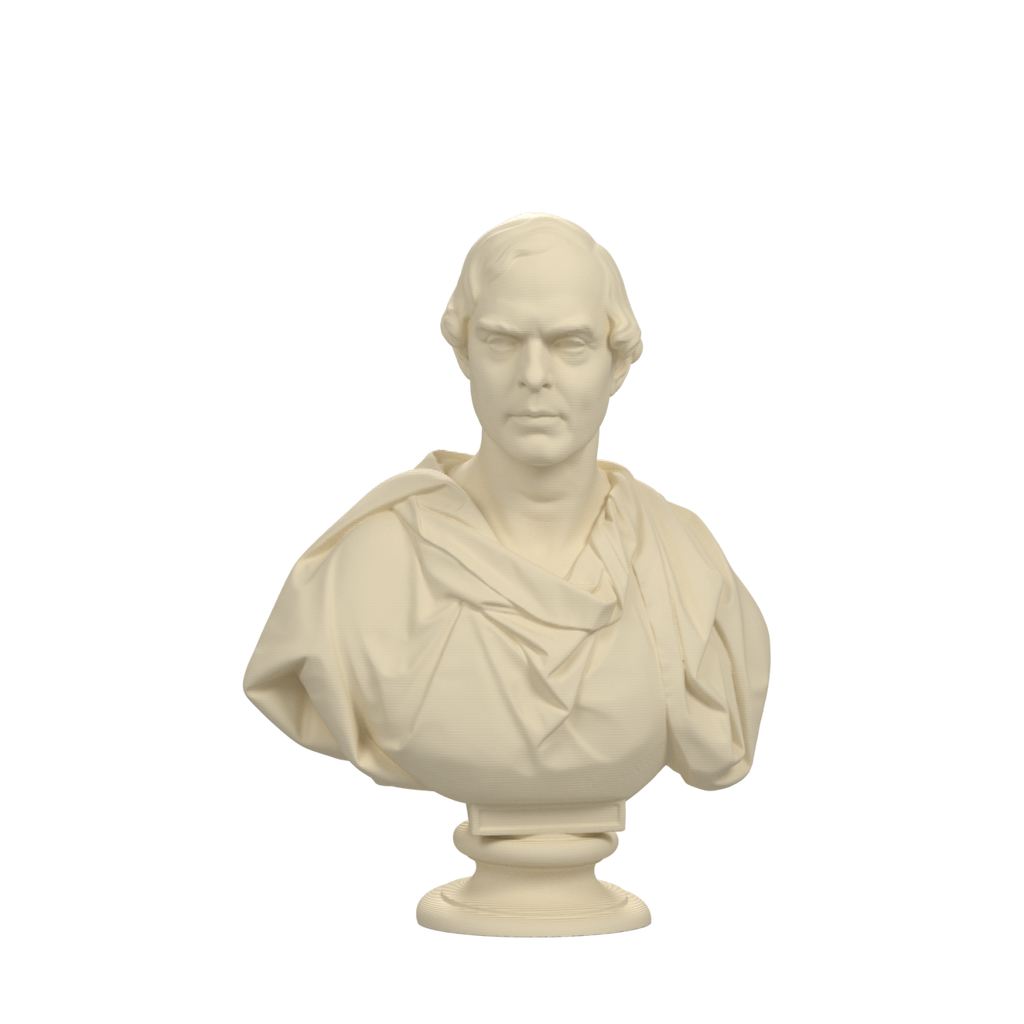 William Cabell Rives Bust after Paul Gayrard, Ivory White finish