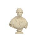 William Cabell Rives Bust after Paul Gayrard, Ivory White finish
