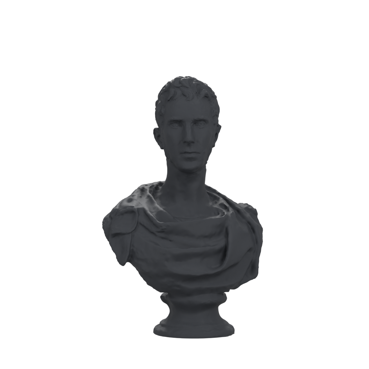 John Wood of Port Glasgow Bust, Charcoal Black finish