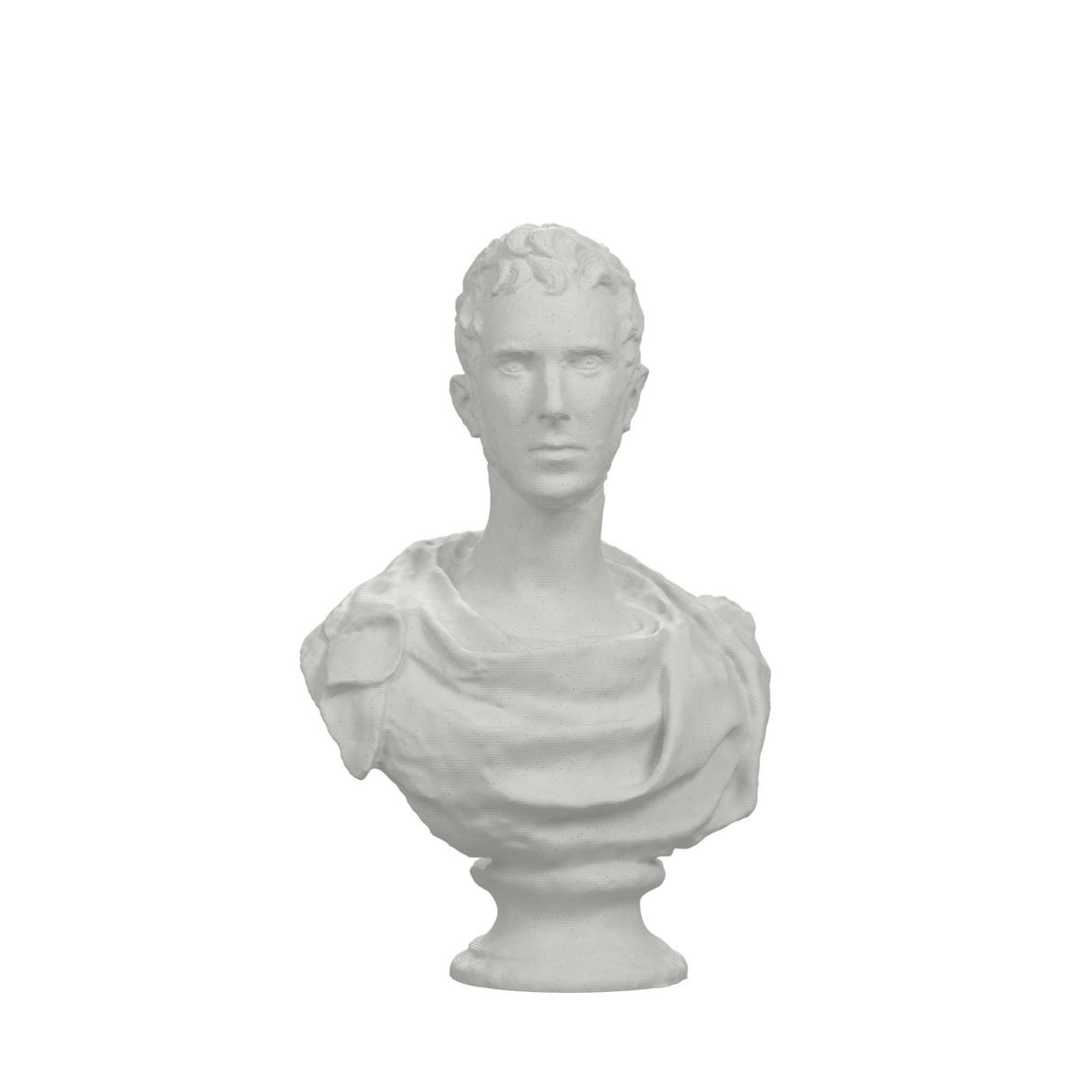 John Wood of Port Glasgow Bust, Marble Stone finish