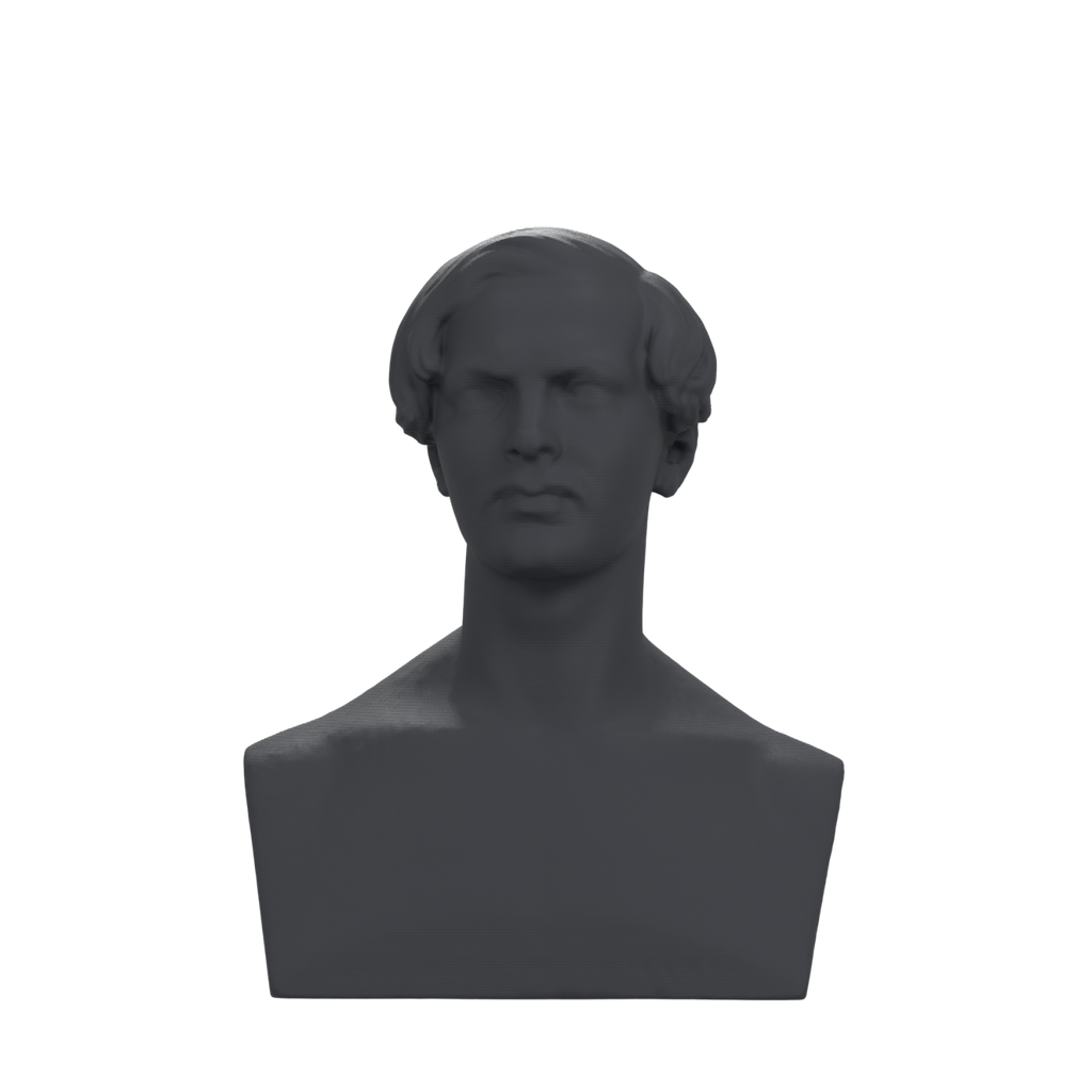 Count Kazimierz Potulicki Bust, Charcoal Black finish