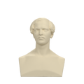 Count Kazimierz Potulicki Bust, Ivory White finish