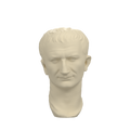 Vespasian Portrait Head after the Cleveland Museum of Art, Ivory White finish