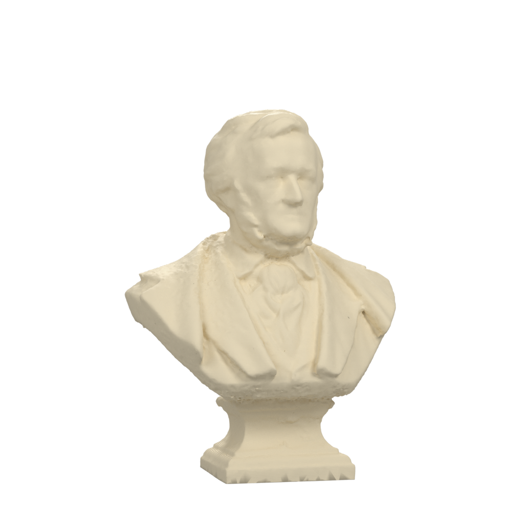 Richard Wagner Bust after R. P. Golde, Ivory White finish