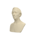 Hans Christian Andersen Bust after H. W. Bissen, Ivory White finish