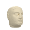 Philip the Arab Head | Roman Emperor Portrait Sculpture, Ivory White finish