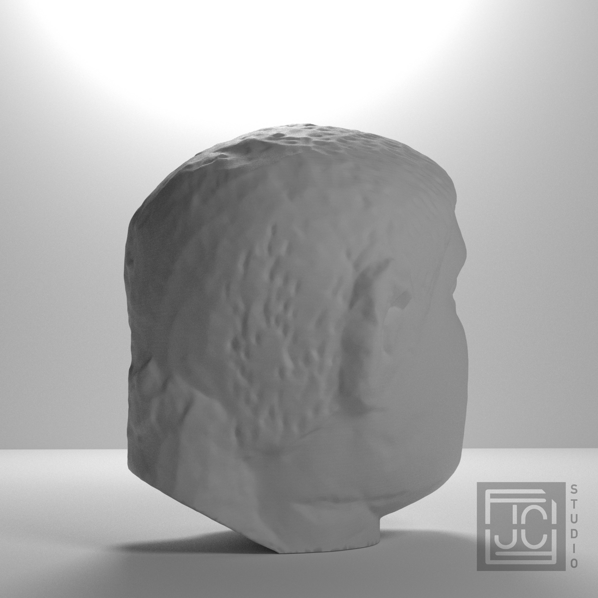 Philip the Arab Head | Roman Emperor Portrait Sculpture, studio 90 degree view