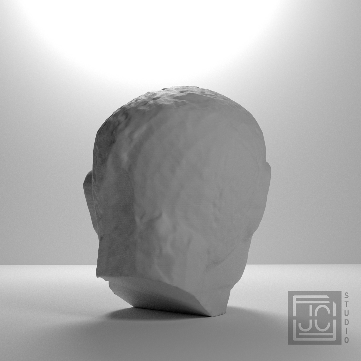 Philip the Arab Head | Roman Emperor Portrait Sculpture, studio 135 degree view