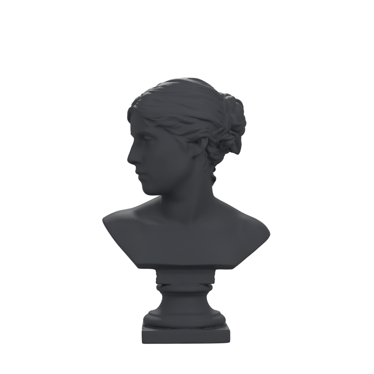 Agathe Naumann Bust, Charcoal Black finish