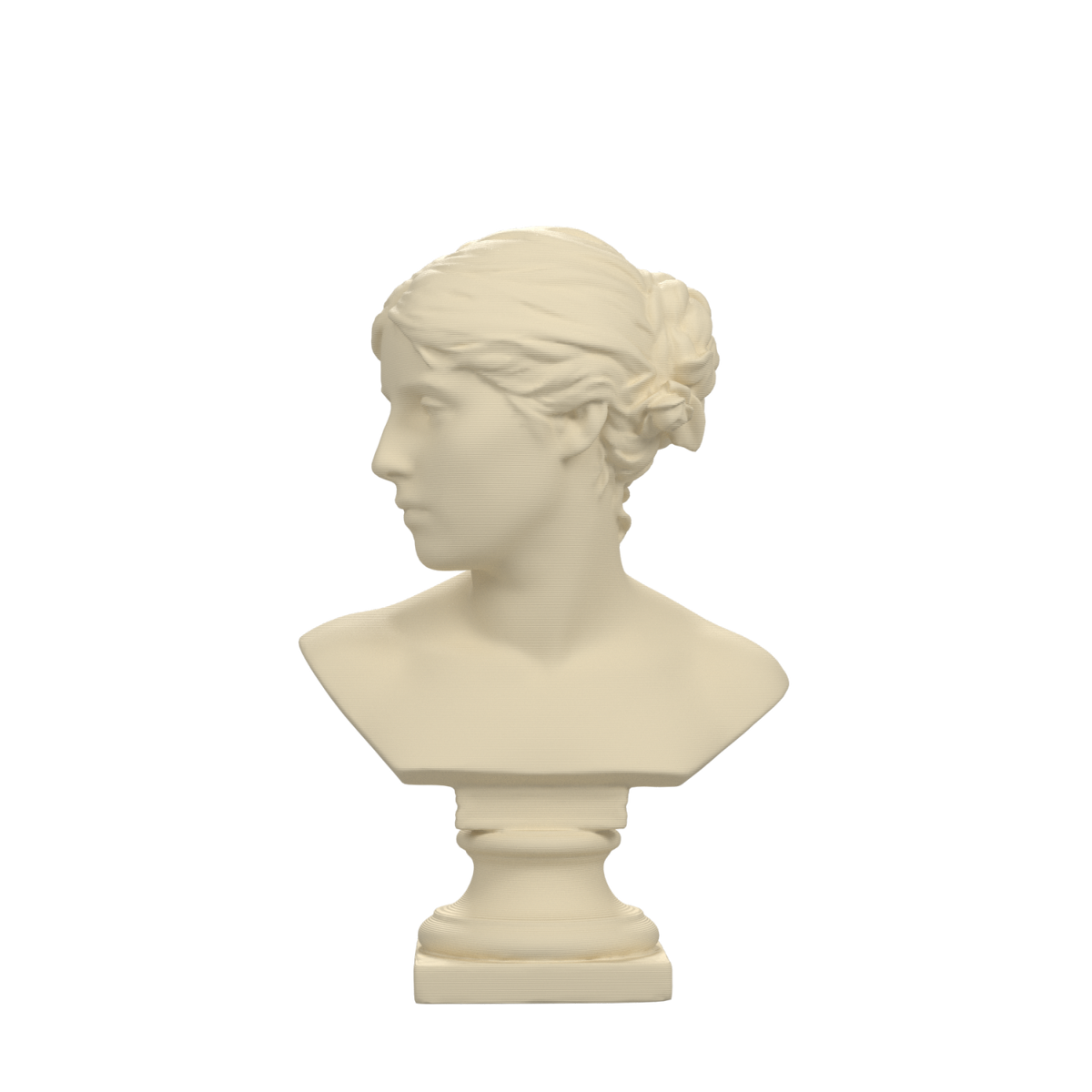 Agathe Naumann Bust, Ivory White finish
