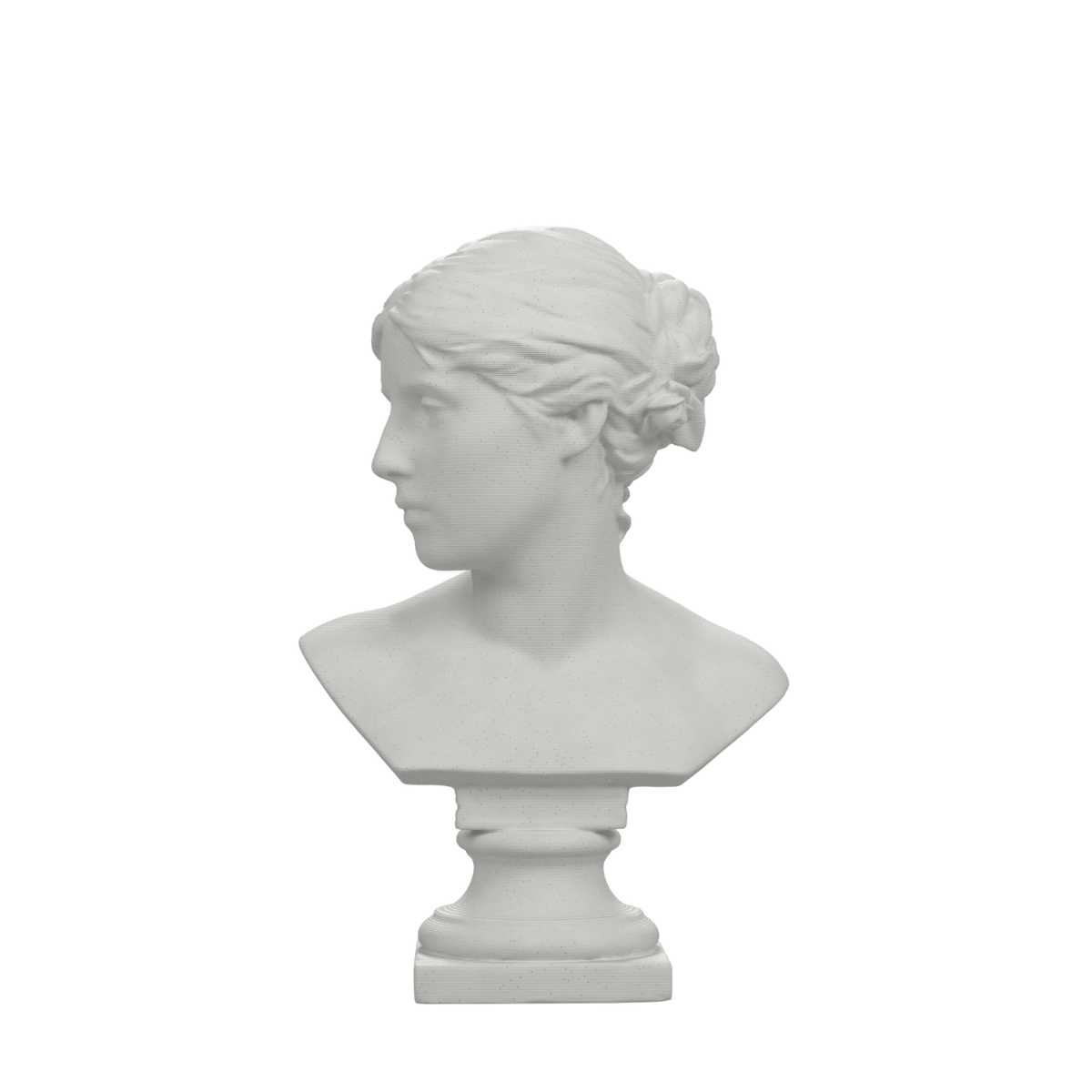 Agathe Naumann Bust, Marble Stone finish