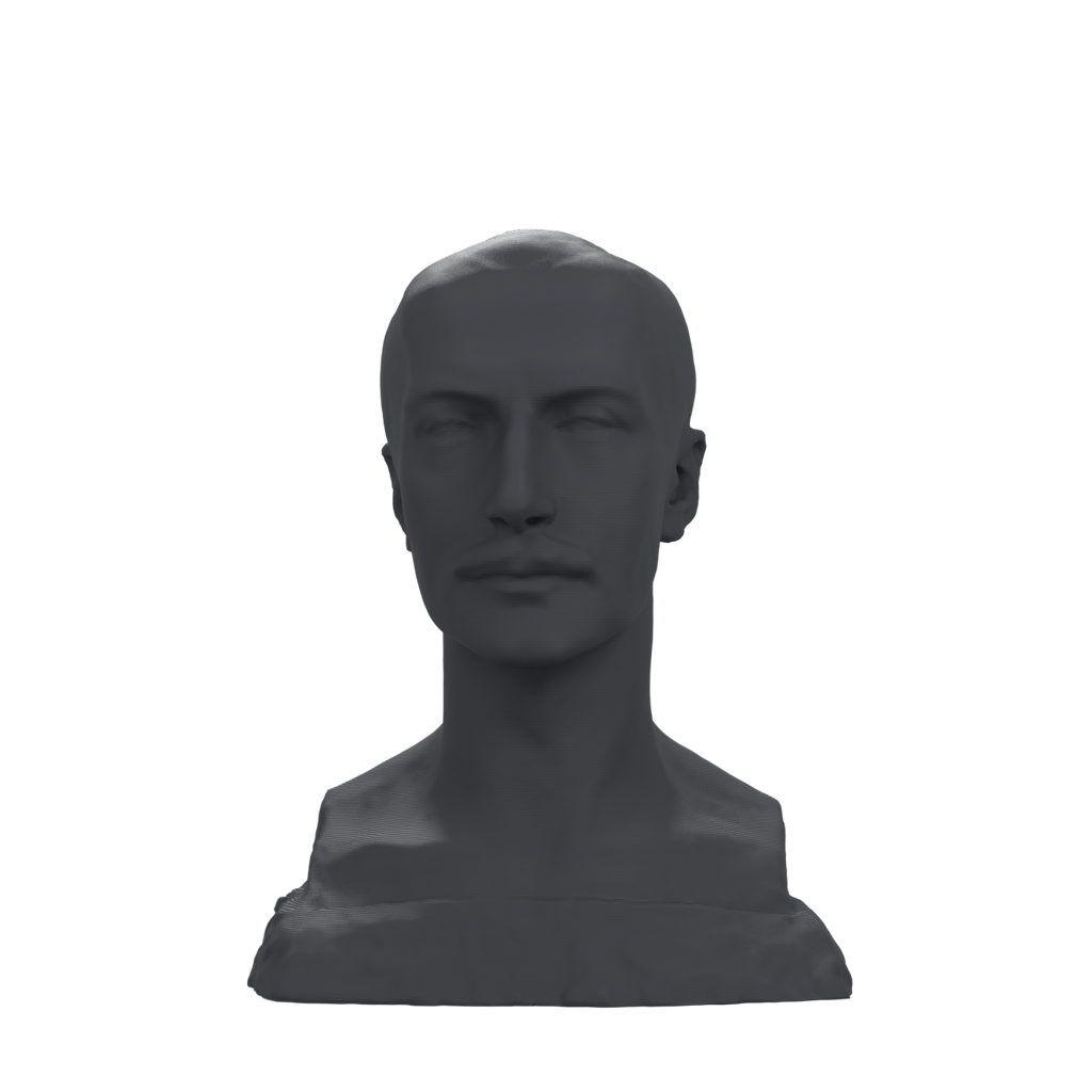 Franciszek Xawery Puslowski Bust, Charcoal Black finish