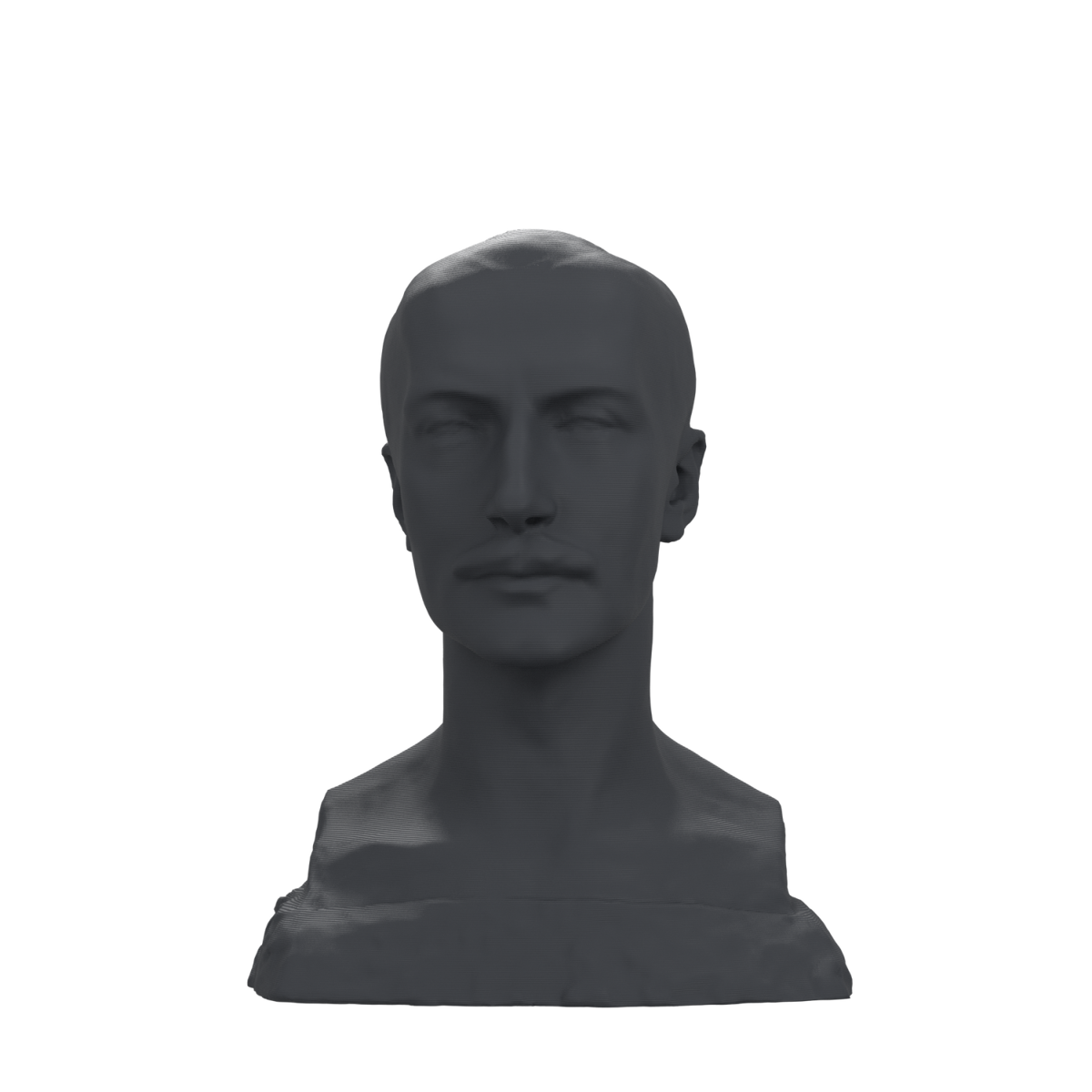 Franciszek Xawery Puslowski Bust, Charcoal Black finish