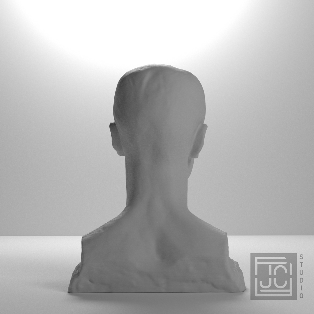Franciszek Xawery Puslowski Bust, studio 180 degree view