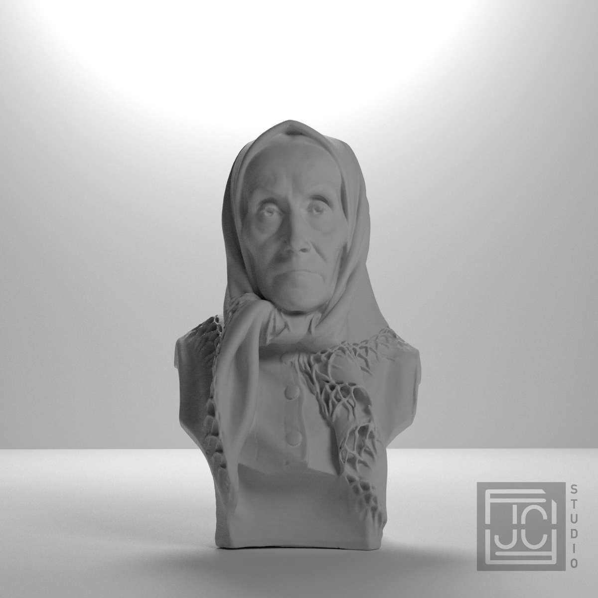 Teresa Gasienica Brzega Bust, studio 0 degree view