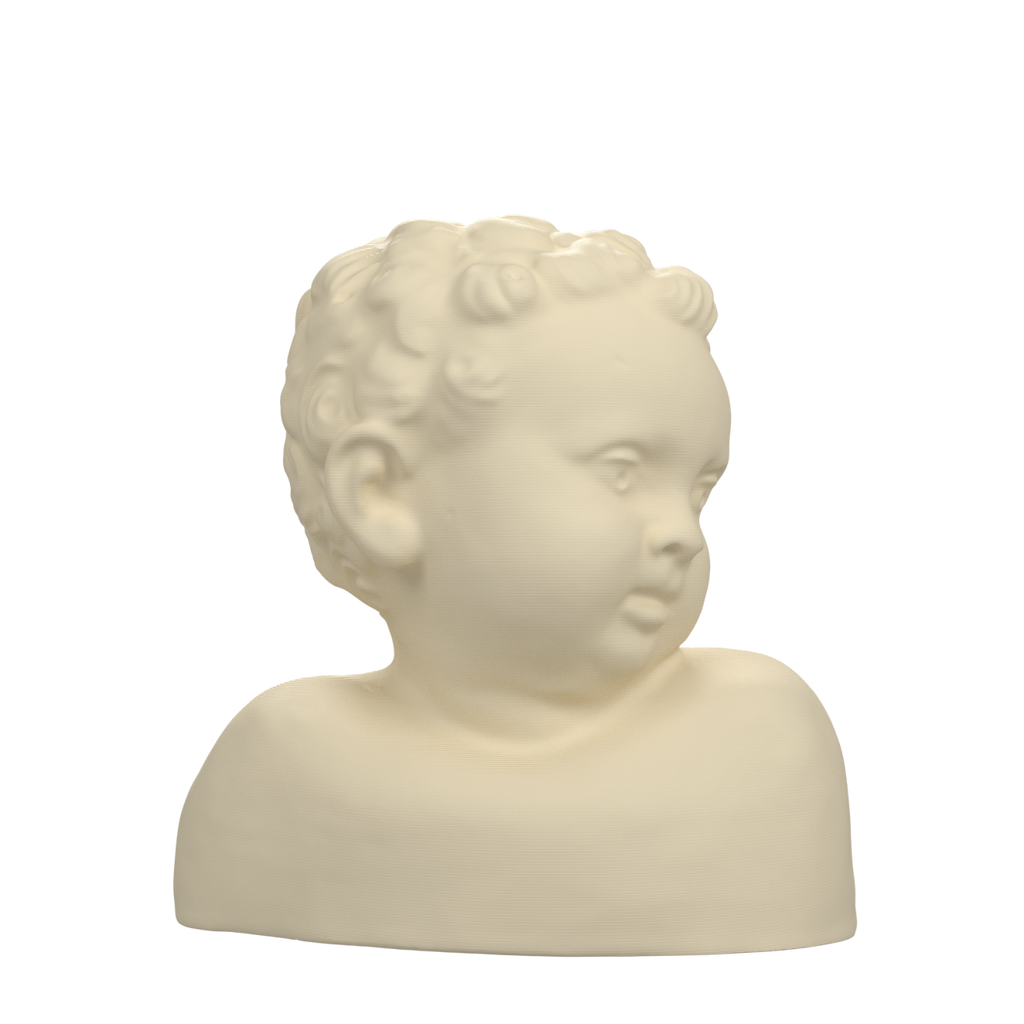 Historic Child Bust after the Hunt Museum, Ivory White finish