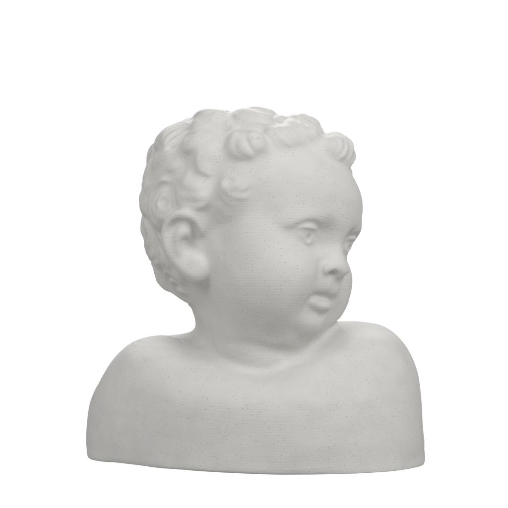 Historic Child Bust after the Hunt Museum, Marble Stone finish
