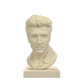Elvis Presley Bust, Ivory White finish