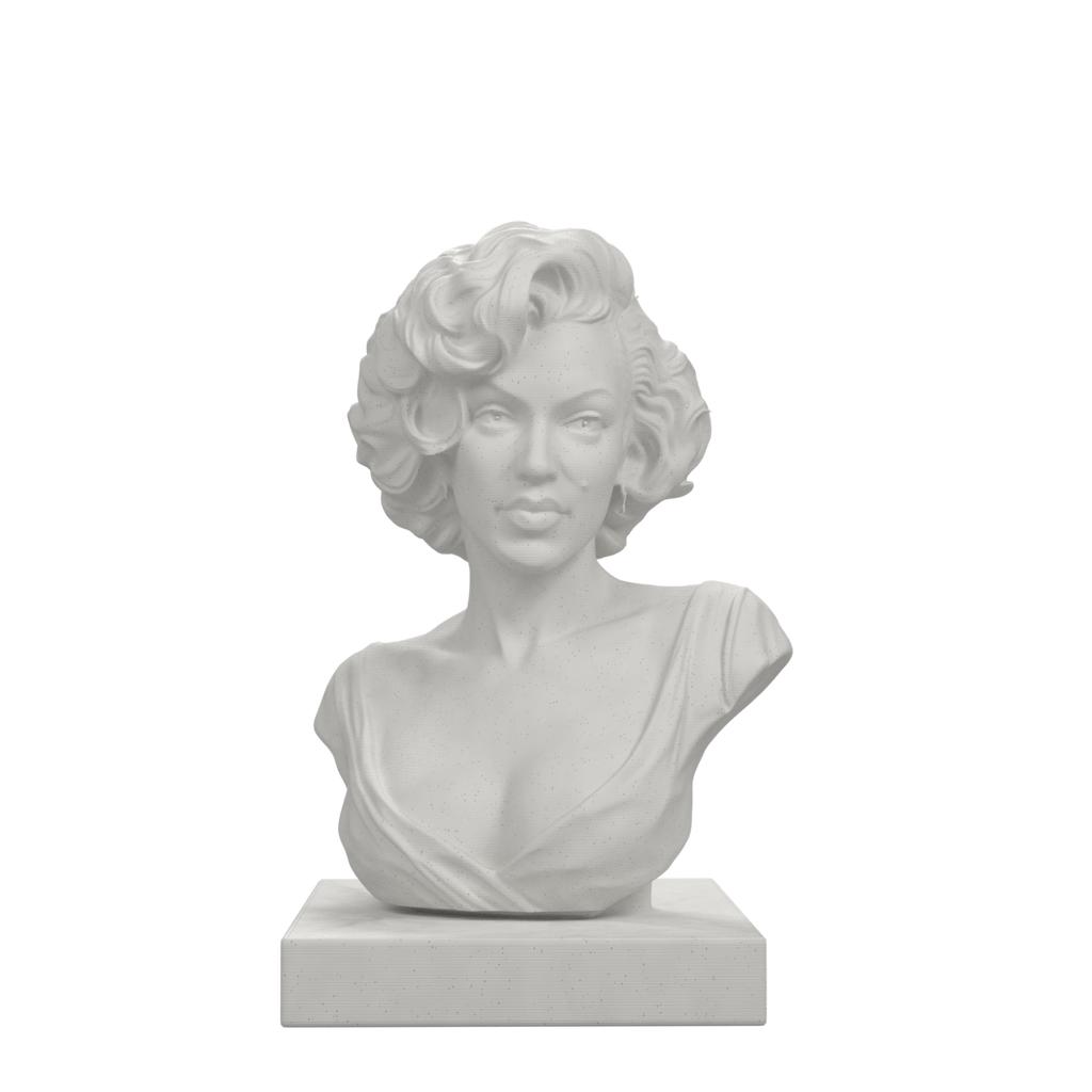 Marilyn Monroe Bust, Marble Stone finish