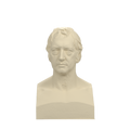 Georg Wilhelm Friedrich Hegel Bust, Ivory White finish