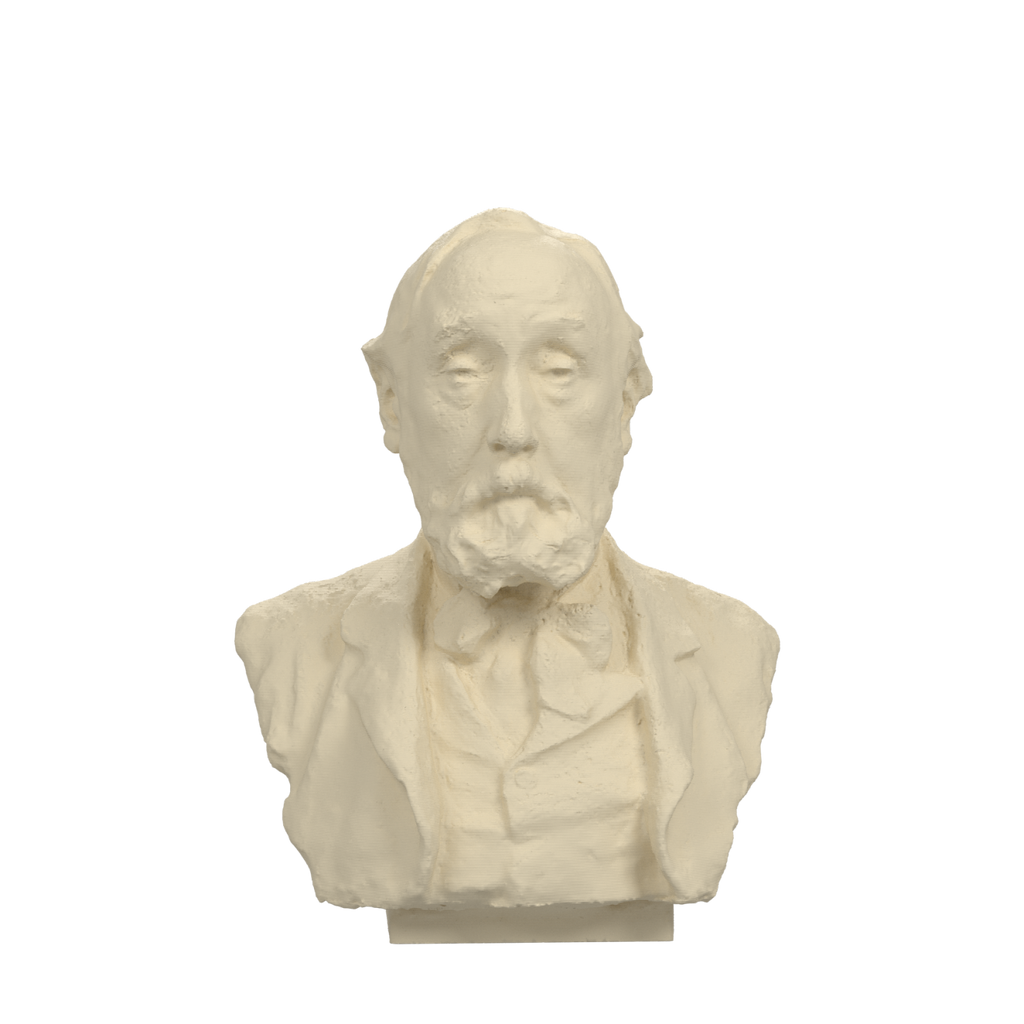 Edgar Degas Bust, Ivory White finish