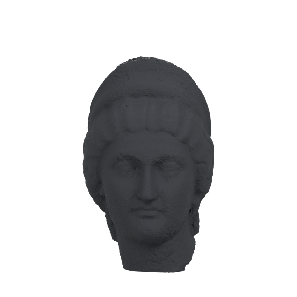 Faustina the Younger Portrait Head, Charcoal Black finish