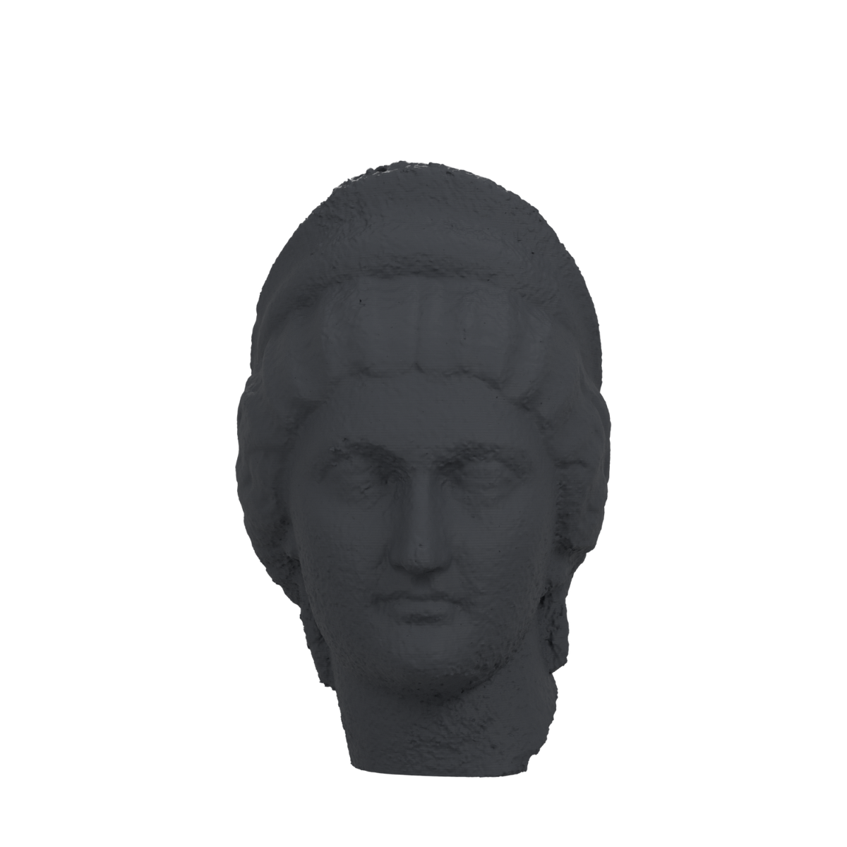 Faustina the Younger Portrait Head, Charcoal Black finish
