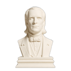 James K. Polk Ivory White collectible bust