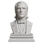 James K. Polk Marble Stone collectible bust